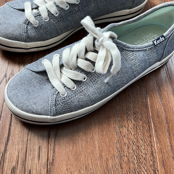 LightLight Blue Patterned Keds - Picture 2 of 8